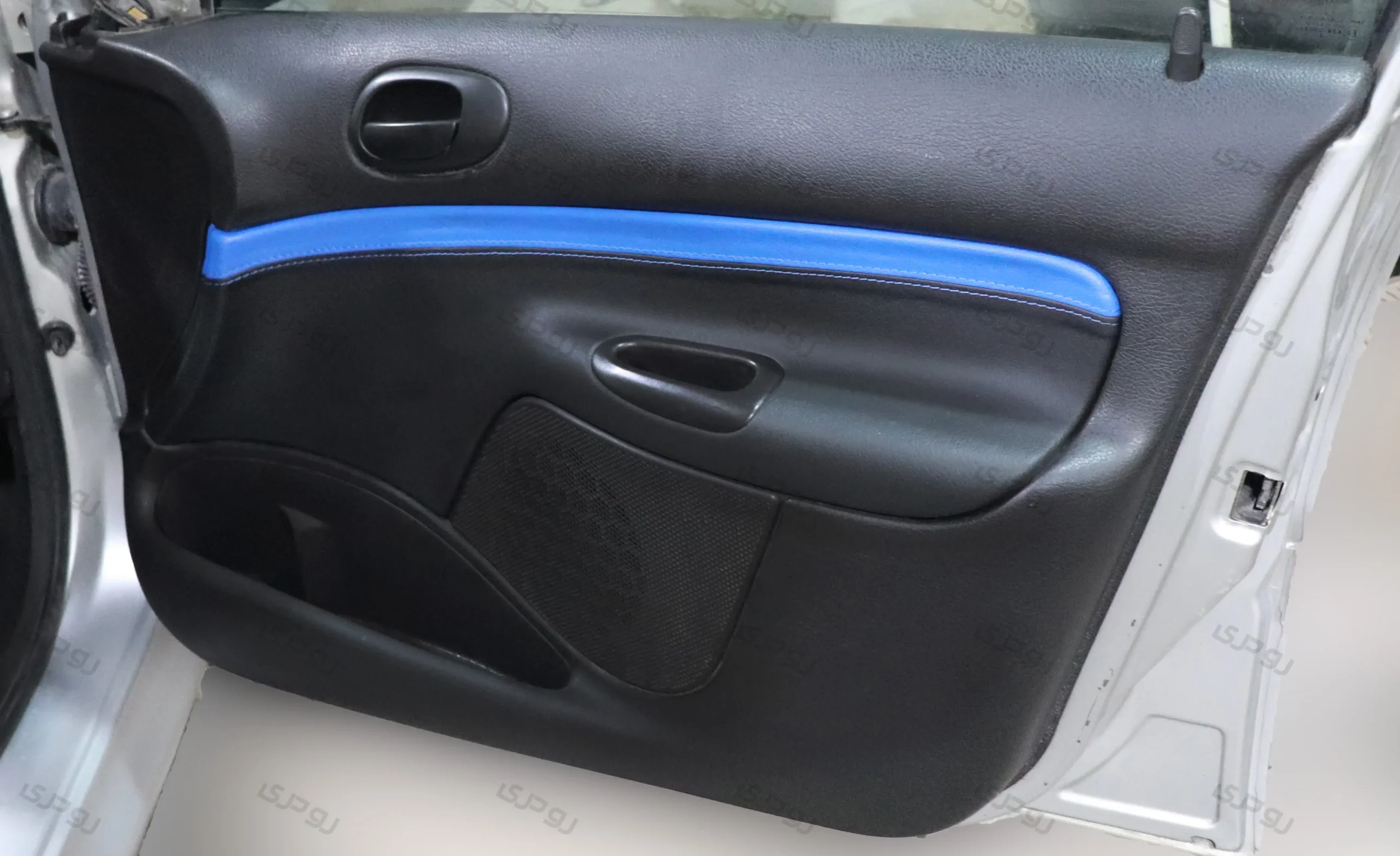 رودری پژو 206 آبی/ مشکی