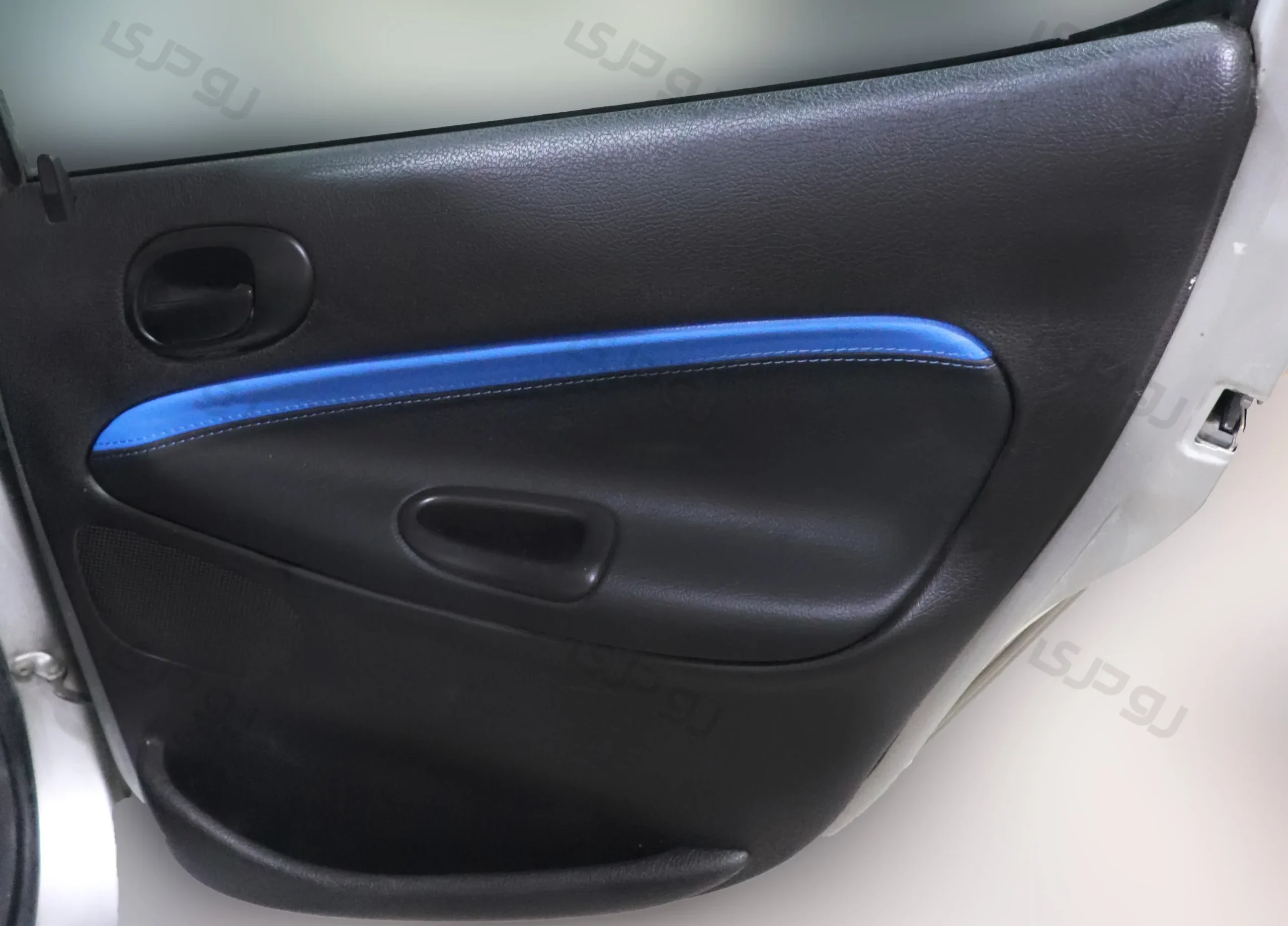 رودری پژو 206 آبی/ مشکی